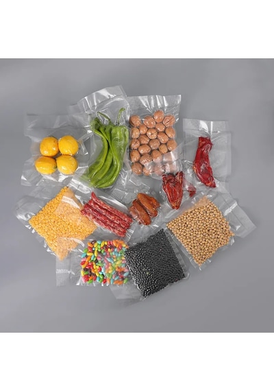 Novisan 1 Adet 20cm 5 Metre + 1 Adet 25cm 5 Metre toplam 10 Metre Vakum Poşeti Bobini Tırtıklı