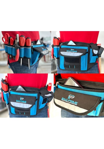 Hırdavat Çantası Bel Takım Çantası Usta Çantası Büyük Kemer Ayarlanabilir 60cmx20cm