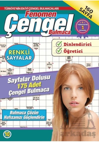 Fenomen Çengel Bulmaca 10 Maxi Yayıncılık Ciltli