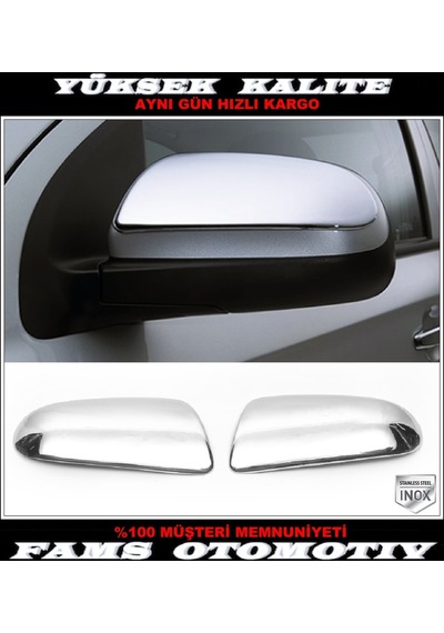 Chevrolet Aveo Krom Ayna Kapağı 2 Prç P.çelik 2005-2011
