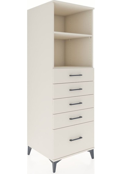 Kronos Dolap 2 Raflı 5 Çekmeceli 60x59x182 Aytaşı-aytaşı Aytaşı