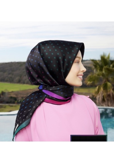 Armine Ipek Eşarp Sura 2023 Ilkbahar-yaz Fuşya Yeşil Mavi Siyah