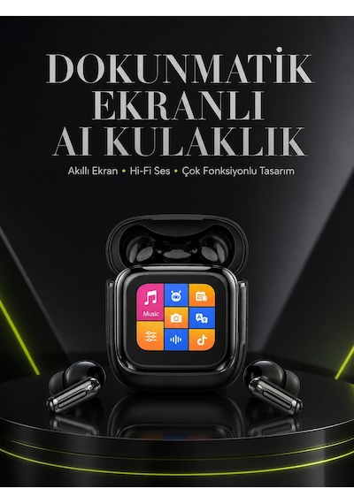 Yeni Nesil Aı Bluetooth Kulaklık Akıllı Dokunmatik Ekranlı - Lisinya