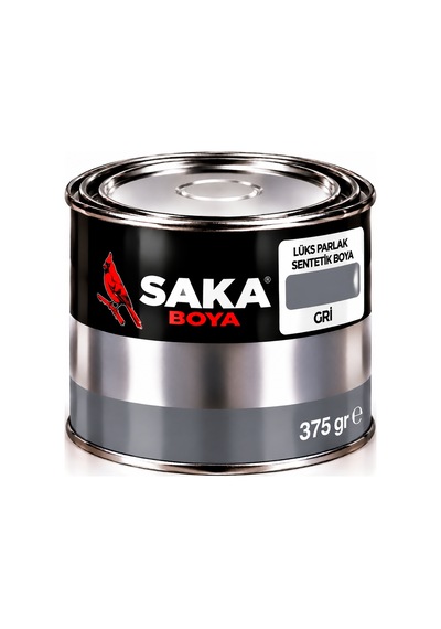 Saka Boya Lüks Parlak Sentetik Boya Gri 375 Gr
