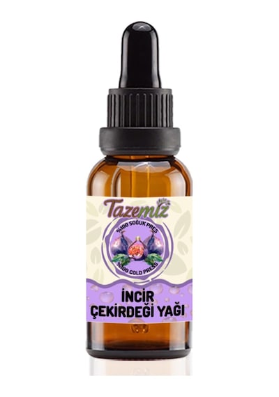 Tazemiz İncir Çekirdeği Yağı Soğuk Pres 50 ML