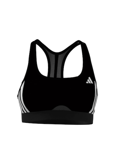 Adidas Powerreact Train Medium-support 3-stripes Sporcu Sütyeni Jh1420 SIYAH
