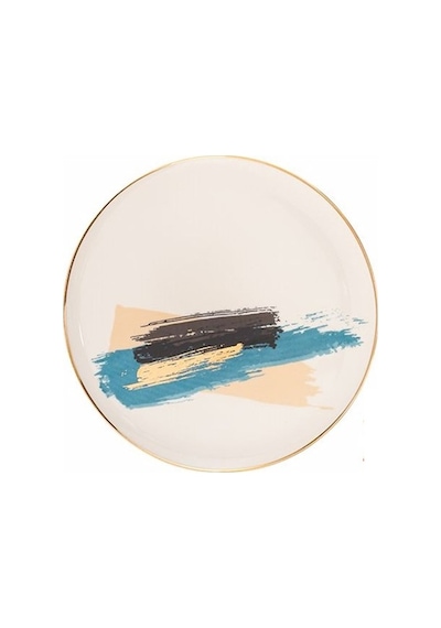 Porland Dash 04ALM007904 Düz Pasta Tabağı 21 CM