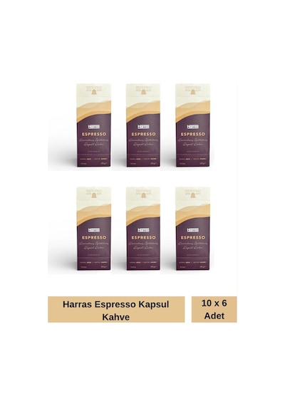 Nespresso Uyumlu Kapsül Kahve Espresso 6 Kutu
