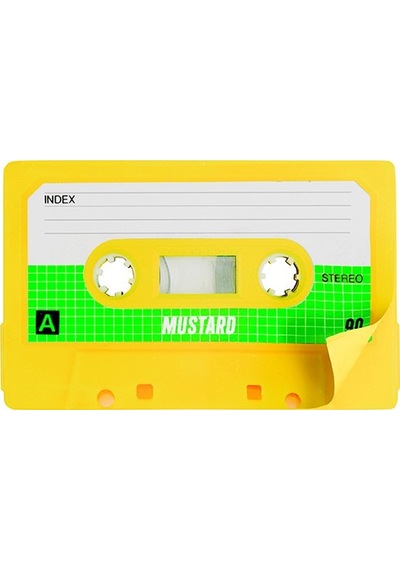 Mustard Kaset Sticky Not Kağıdı