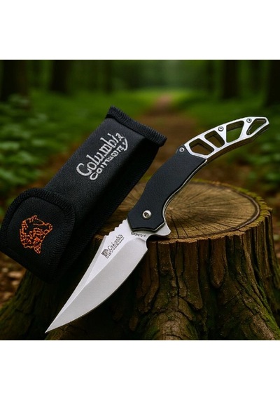 Knivox Columbia Company A3390-a Fixed Blade Black Auto Kamp Çakısı Siyah