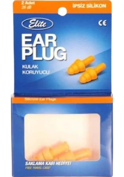 Elite Ipsiz Silikon Kulak Koruyucu 2'Li