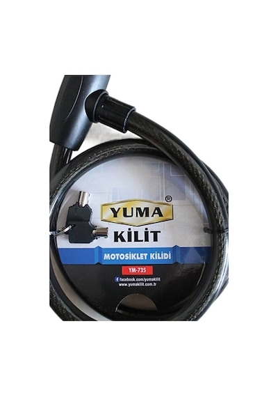 Yuma Ym-735 120 Cm 20 Mm Motorsiklet Kilidi Evimdeyokyok