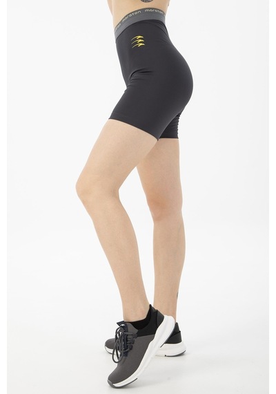 Maraton Active Slimfit Kadın Koşu Antrasit Şort 21198-antrasit