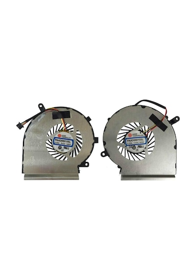 MSI Uyumlu GP62M 7REX(Leopard Pro)-1618XTR Cpu and Vga Fan OEM