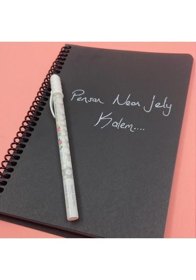 Pensan 2801 Jely Neon Tükenmez Jel Kalem Beyaz 12 Adet