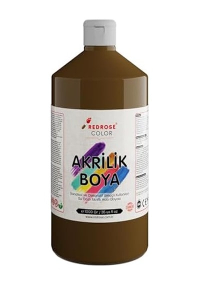 Açık Kahverengi Akrilik Boya 1000 Gr