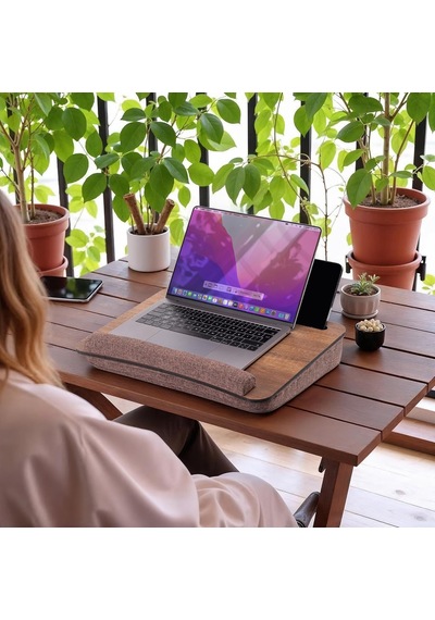 Ls013 Minderli Laptop Sehpası Ceviz Diğer