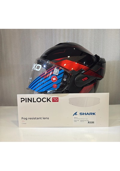 Kask Shark Oxo Mekarıum Çene Açılır Siyah/kırmızı