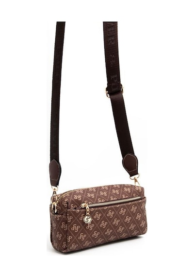 Silver Polo Sp1142 Kadın Çapraz Çanta Monogram Kahve-kahve