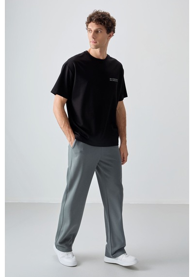 Air Jones Tommy Life Siyah Pamuklu Kalın Yumuşak Dokulu Oversize Fit Baskılı Erkek T-shirt - 88375 Siyah Air Jones Tommy Life Siyah Pamuklu Kalın Yumuşak Dokulu Oversize Fit Baskılı Erkek T-shirt - 88375 Siyah