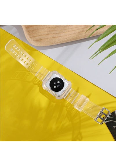 Ally Apple Uyumlu  Watch 6-Se-5-4 44Mm - 3-2-1 42Mm Kayış Kordon Kılıf S (119832679)-Şeffaf
