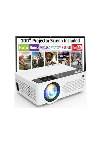 Tmy Mini - Yükseltilmiş 9500 Lümen Bluetooth Projektör - 100 Inc