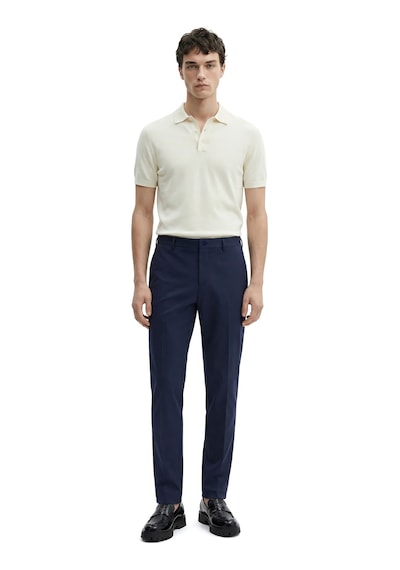 Düz Kumaş Slim Fit Klasik Erkek Pantolon Rafael Lacivert