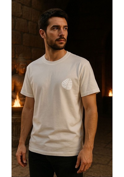 Oversize Unisex Ekru T-shirt - Bodhi Ekru
