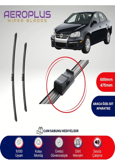 Aeroplus VW Jetta Muz Silecek Takımı 2006-2011