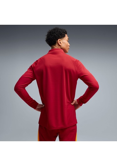 Puma Galatasaray Erkek Fermuarlı Dar Kesim Antrenman Üstü 786808 01 Kırmızı
