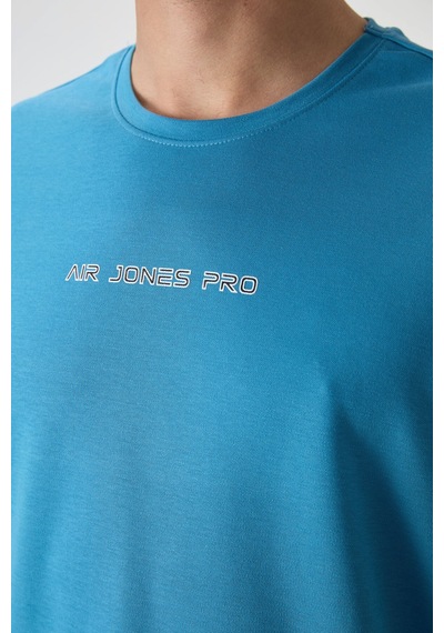 Air Jones Tommy Life Petrol Mavi Pamuklu Kalın Yüzeyi Dokulu Oversize Fit Baskılı Erkek T-shirt - 88364 Petrol Mavi Air Jones Tommy Life Petrol Mavi Pamuklu Kalın Yüzeyi Dokulu Oversize Fit Baskılı Erkek T-shirt - 88364 Petrol Mavi