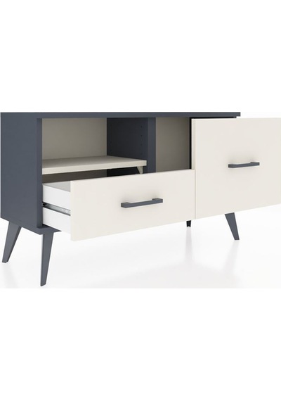 Arges Şifonyer Tek Raflı 2 Çekmeceli 88x30x48 Antrasit-aytaşı Aytaşı Arges Şifonyer Tek Raflı 2 Çekmeceli 88x30x48 Antrasit-aytaşı Aytaşı