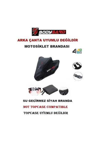 Yamaha İle Uyumlu Mt-25 Abs Motosiklet Brandası,branda,örtü-siyah