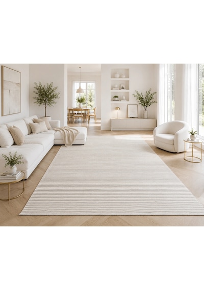 Luxess Halı Lima 1182 Krem Modern Akrilik Salon Halısı