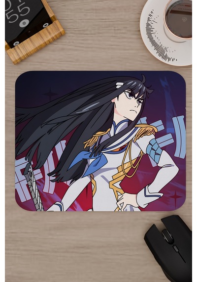 Kill La Kill Kaymaz Dikişli Kauçuk Oyuncu Mousepad V5 - 22x18 Gaming Mouse Pad Fare Altlığı