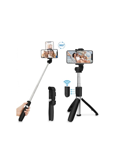 L01s Katlanabilir Selfie Çubuğu Uzaktan Kumandalı Android Uyumlu iOS 70
