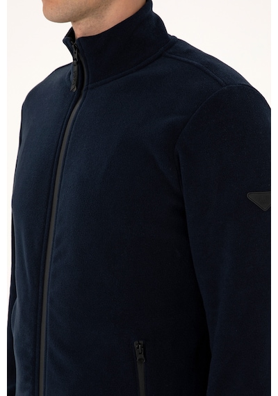 U.S. Polo Assn. Erkek Regular Fit Lacivert Polar Örme Hırka 50313779-VR033