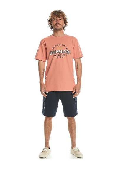 Quiksilver Floating Around Erkek Tişört Eqyzt07675-mjr0-turuncu Turuncu