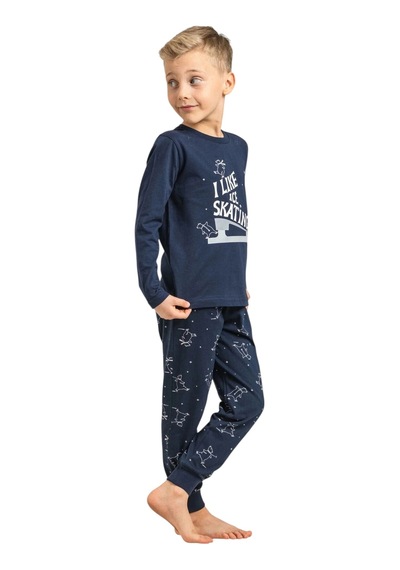 Rolypoly Rp3864g Baba Oğul Uzun Kol Pijama Takım Oğul Lacivert