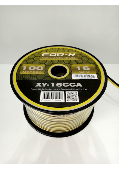 16ga Bass Ve Hoparlör Kablosu - Xy-16 Cca Amfi Bass Kablo 5 Metre