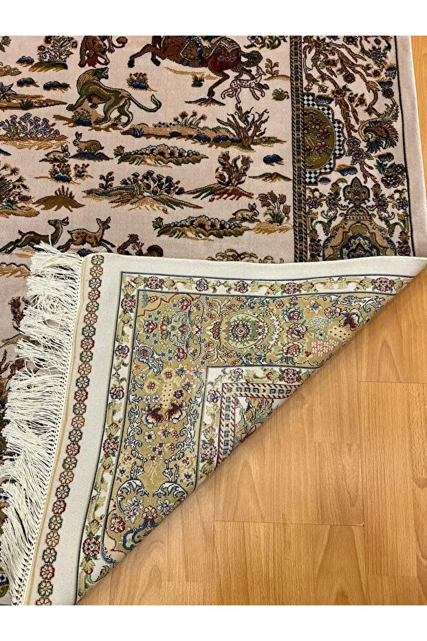 Mevlana Bazaar Sheen 200 X 300 Bambu Yün Halı Gri Mavi