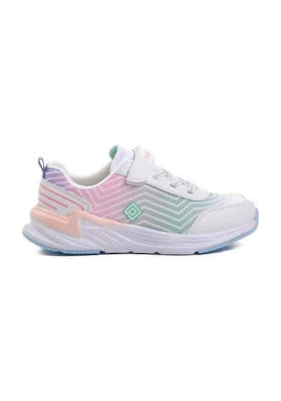 Pepino P-1418 Çocuk Spor Ayakkabı Beyaz Pembe Yeşil Unisex Beyaz - Pembe - Yeşil