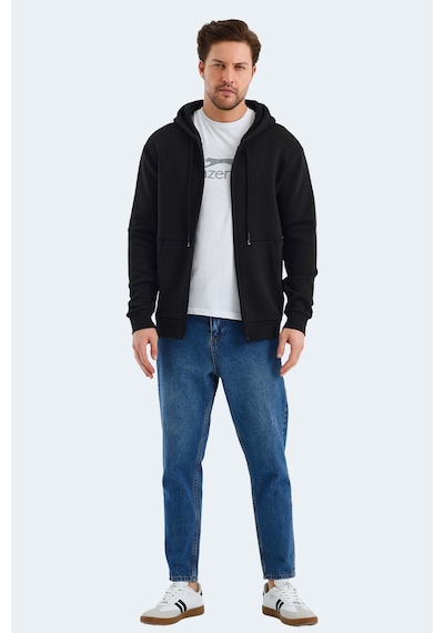 Slazenger Vonda 2 Li Set Erkek Sweatshırt Siyah - Petrol