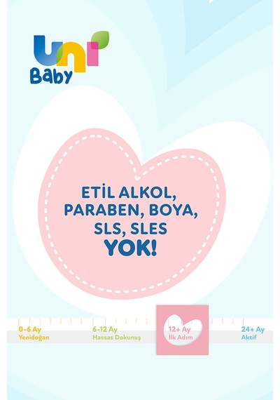 Uni Baby Ilk Adım Islak Mendil 52 Adet