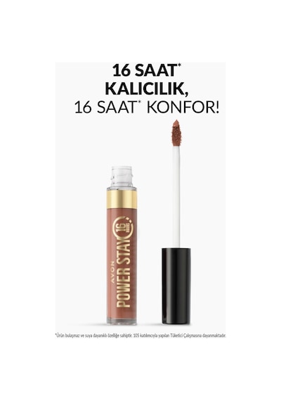 Avon Power Stay Kalıcı Likit Mat Ruj Non Stop Nude