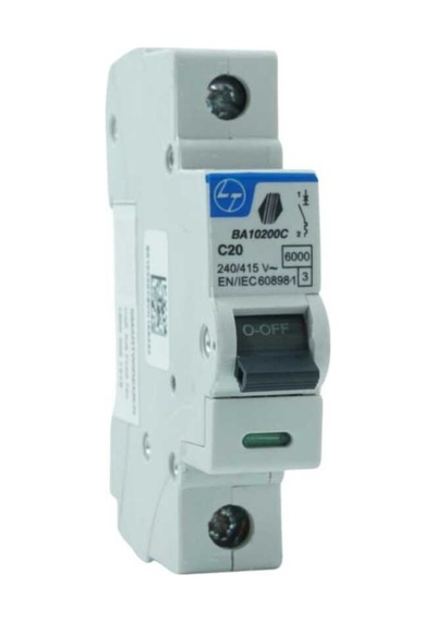 Lauritz Knudsen, BA10200C-20A, 6kA, C, 1P MCB, Otomatik sigorta