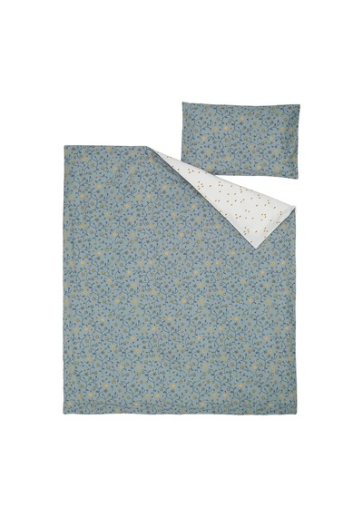 Ikea Guldvavare Tek Kişilik Nevresim Takımı 110 X 130 Cm Beyaz - Mavi