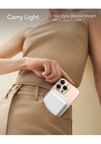 Halolock Magsafe Wallet Standlı Cüzdan Beyaz Beyaz