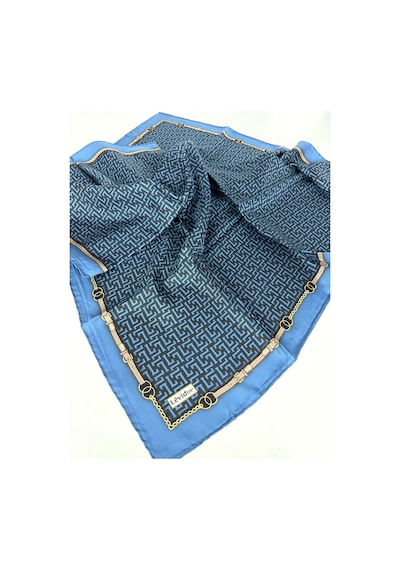 Levidor Twill İpek Eşarp-0943 İndigo Mavi