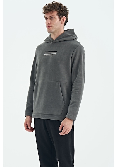 Air Jones Tommy Life Hern Koyu Gri Erkek Polar Sweatshirt - 88301 Koyu Gri